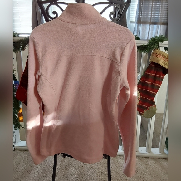 ***Sold***Women's Columbia Full-Zip Pink Fleece Jacket - Picture 4 of 6
